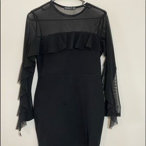 BOOHOO BLACK DRESS